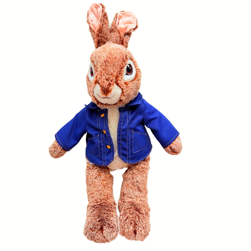 Peter Rabbit Plush 21" Dandee Blue Jacket Beatrix Potter Bunny Rabbit